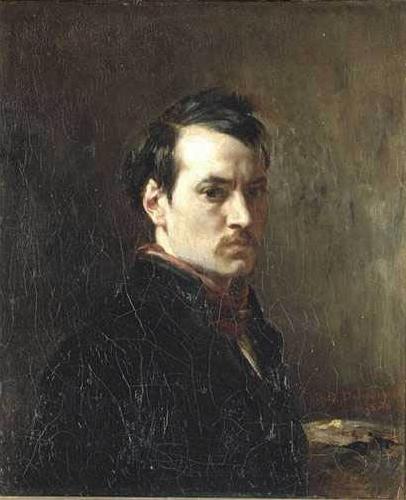 Alfred Dehodencq Portrait de l artiste France oil painting art